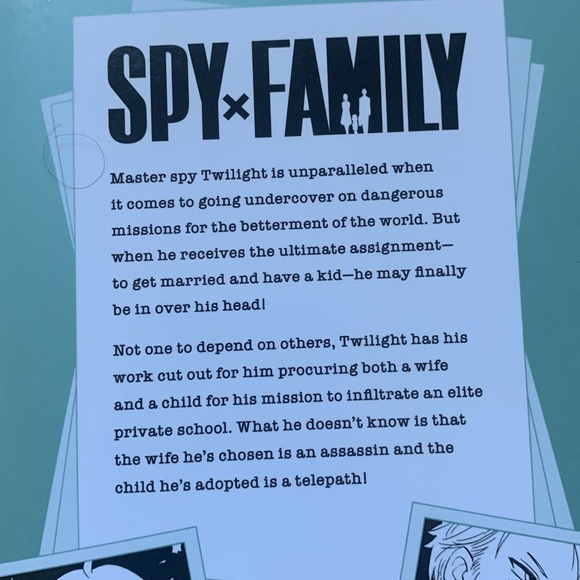 SPY X FAMILY manga, chapter 1 - Picture 4 of 7